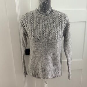 Aerie Light Gray Women's Crew Neck Sweater
